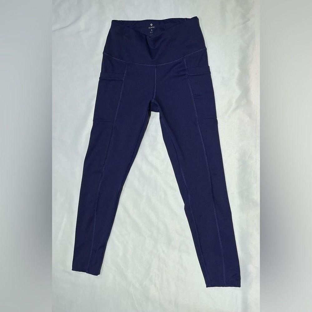 Apana Leggings Womens Small Purple Activewear Workout Running Yoga